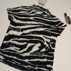 T-shirt Colle Montante Plissée